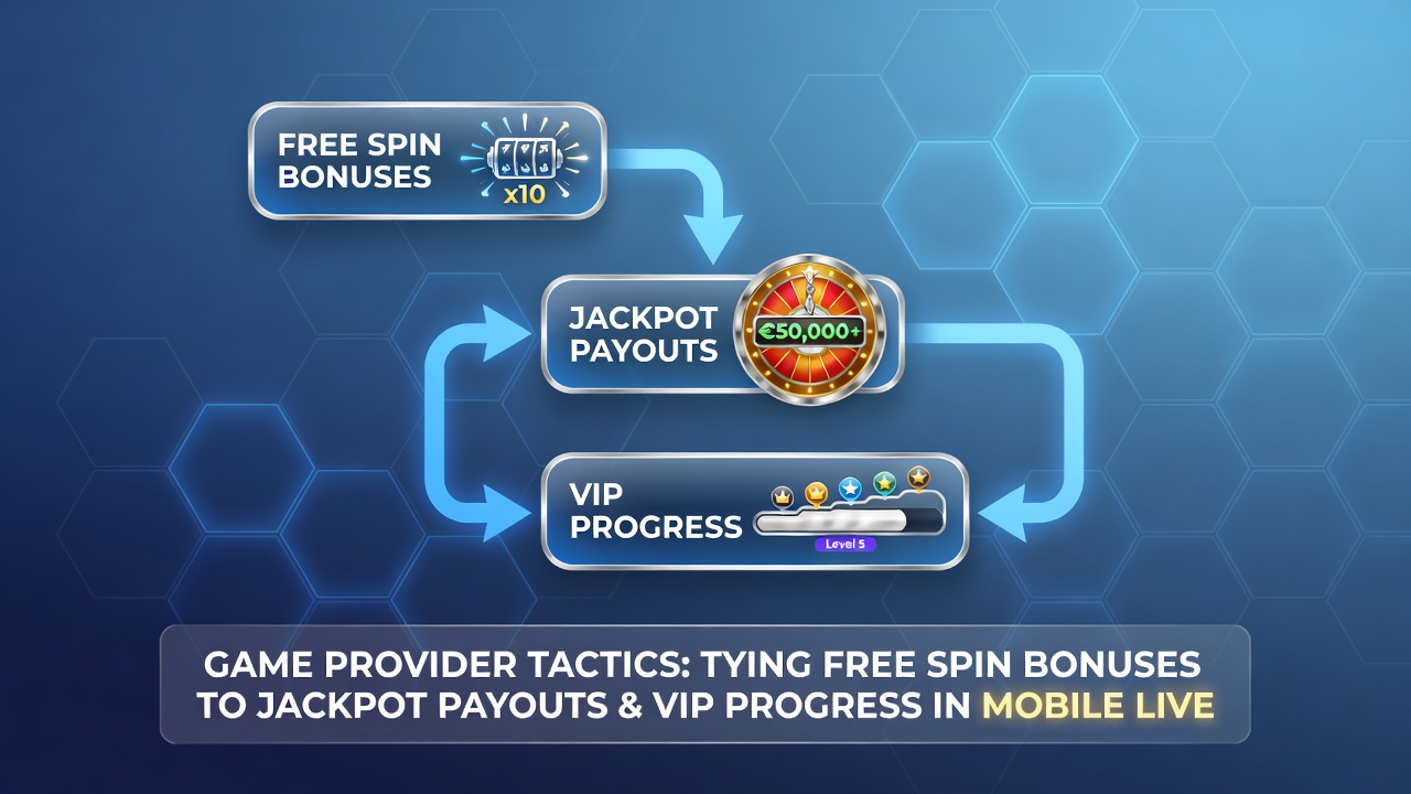 Darstellung von VIP-Progression und Jackpot-Verknüpfungen in mobilen Formaten