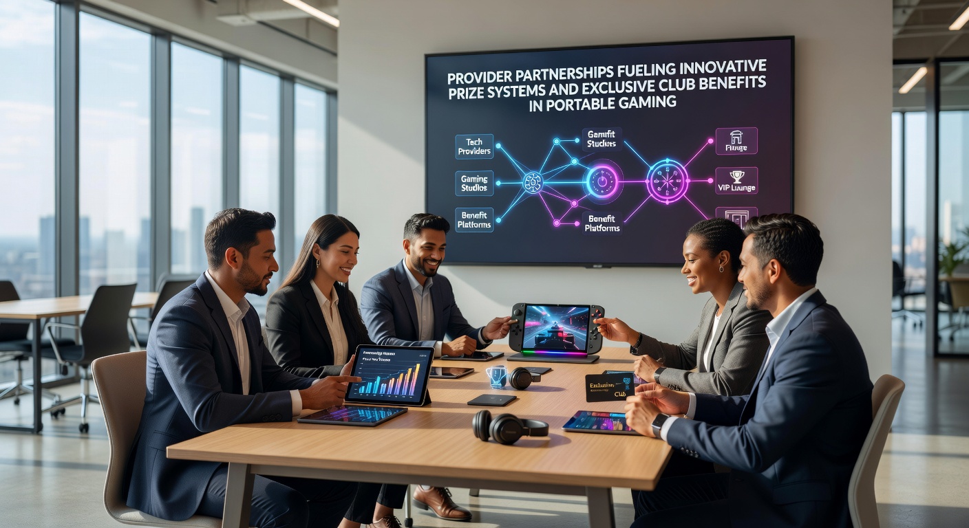 Darstellung exklusiver Club-Benefits und innovativer Preise in mobilen Gaming-Anwendungen